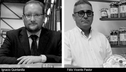 Félix Vicente Pastor, gerente de Quesería Artesanal Vicente Pastor, entrevista a Ignacio Quintanilla, gerente de Leche Gaza